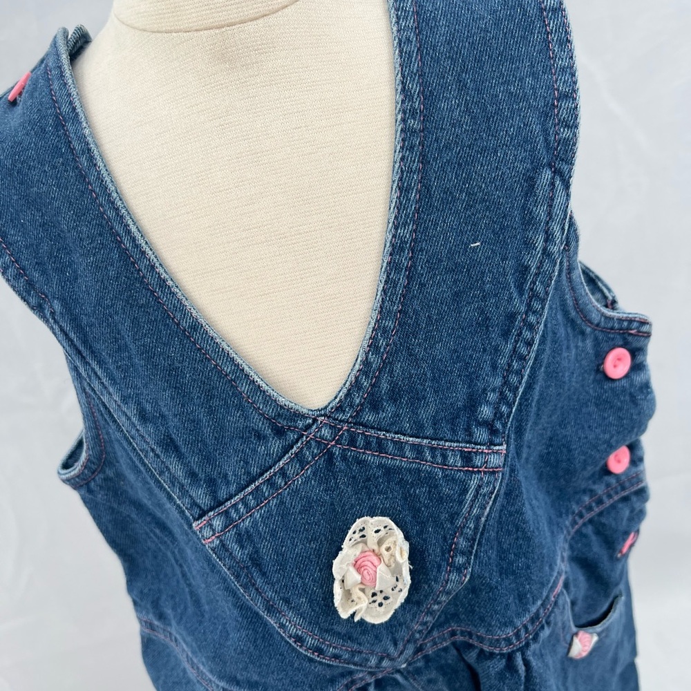 Vintage Denim Overalls 2T
